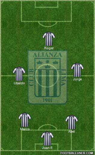 C Alianza Lima Formation 2014