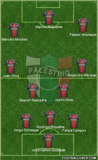 CD Palestino S.A.D.P. Formation 2014