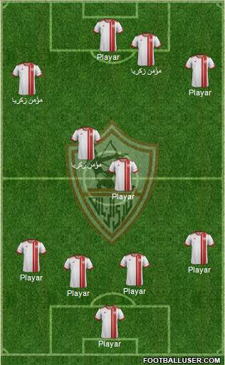 Zamalek Sporting Club Formation 2014