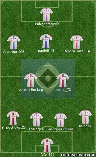 Hamburger SV Formation 2014