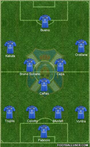 C.D. Tenerife S.A.D. Formation 2014