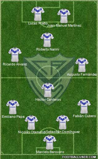 Vélez Sarsfield Formation 2014