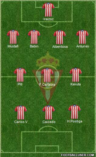 Real Sporting S.A.D. Formation 2014