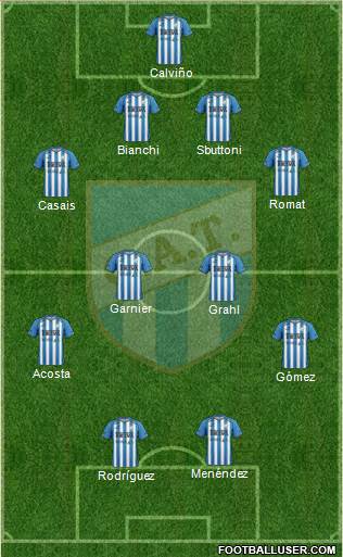 Atlético Tucumán Formation 2014