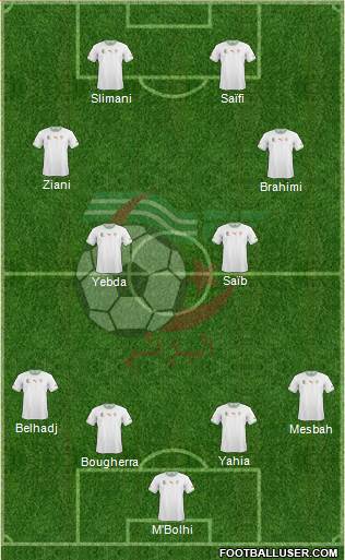 Algeria Formation 2014