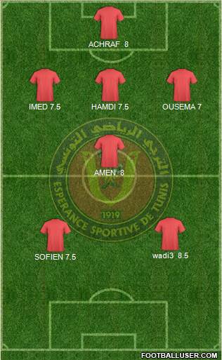 Espérance Sportive de Tunis Formation 2014