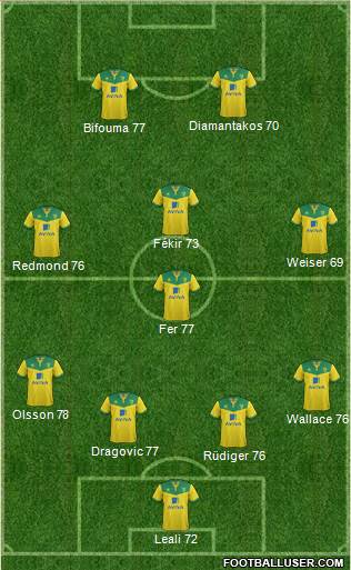 Norwich City Formation 2014