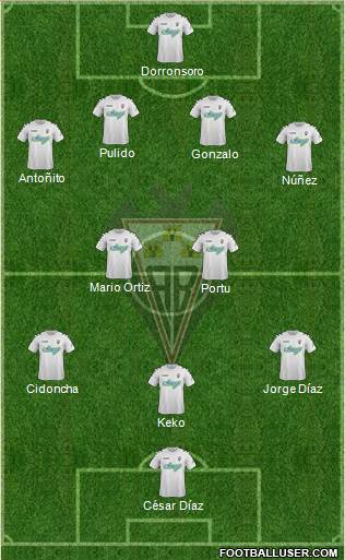 Albacete B., S.A.D. Formation 2014