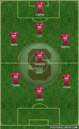 CD Saprissa Formation 2014