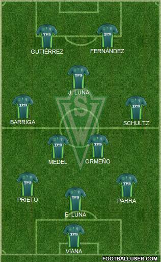 CD Santiago Wanderers S.A.D.P. Formation 2014