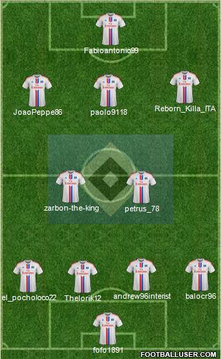 Hamburger SV Formation 2014