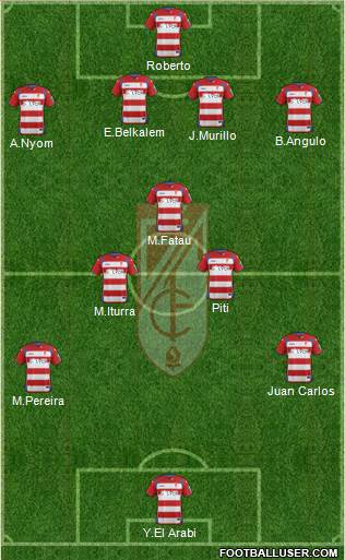 Granada C.F. Formation 2014