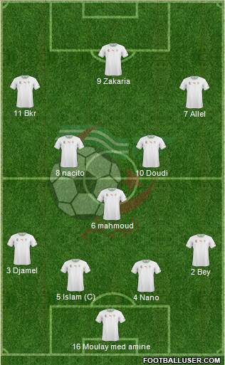 Algeria Formation 2014