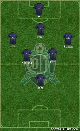 Dinamo Tbilisi Formation 2014