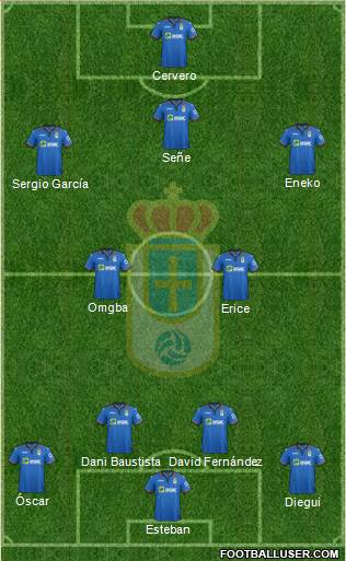 Real Oviedo S.A.D. Formation 2014