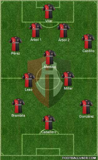 Club Deportivo Atlas Formation 2014