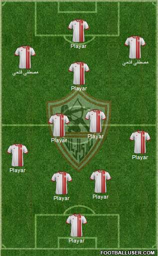 Zamalek Sporting Club Formation 2014