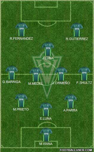 CD Santiago Wanderers S.A.D.P. Formation 2014