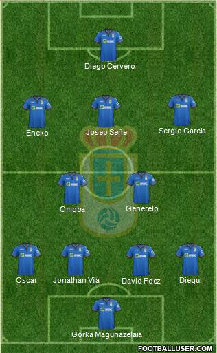 Real Oviedo S.A.D. Formation 2014