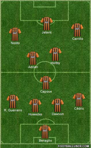 Hull City Formation 2014