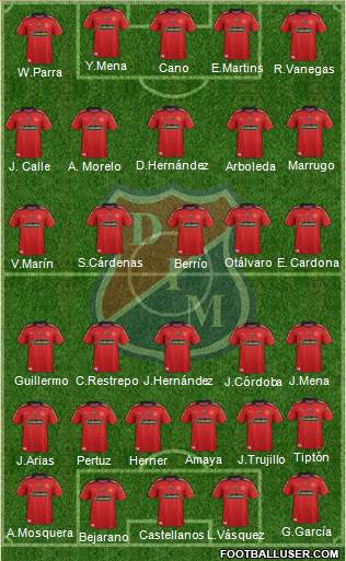 CD Independiente Medellín Formation 2014