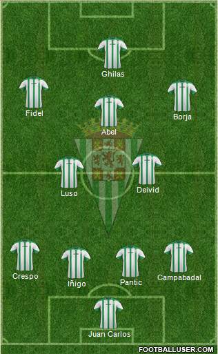 Córdoba C.F., S.A.D. Formation 2014