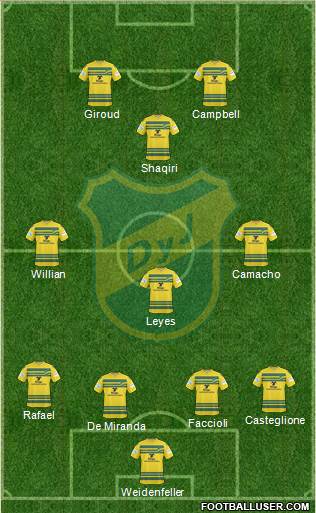 Defensa y Justicia Formation 2014