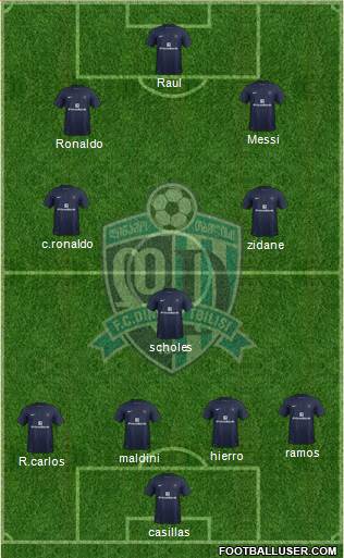 Dinamo Tbilisi Formation 2014