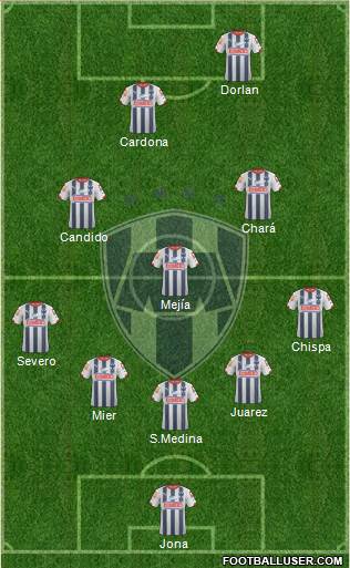 Club de Fútbol Monterrey Formation 2014