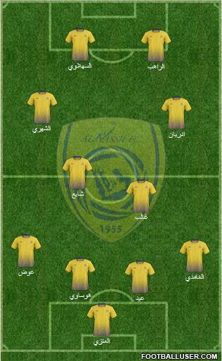 Al-Nassr (KSA) Formation 2014