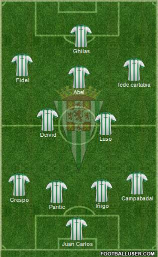 Córdoba C.F., S.A.D. Formation 2014