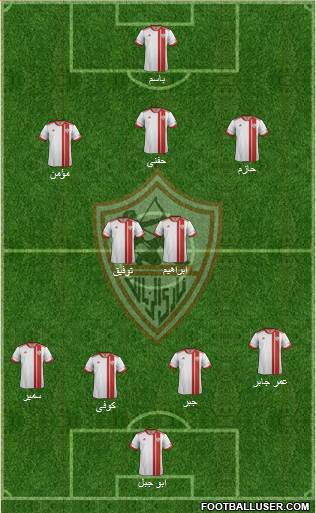 Zamalek Sporting Club Formation 2014