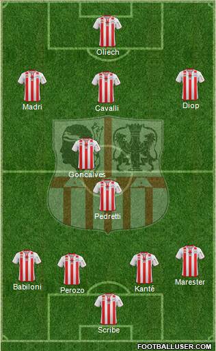 Athletic Club Ajaccien Football Formation 2014