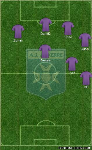 A.J. Auxerre Formation 2014