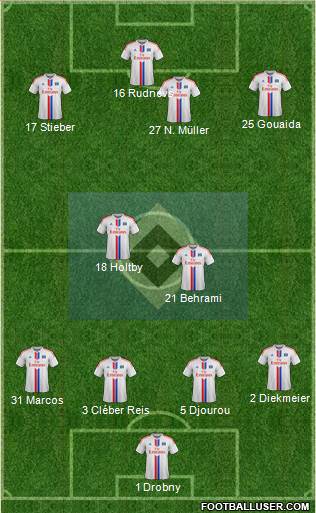 Hamburger SV Formation 2014