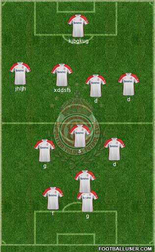 Deportivo Toluca Formation 2014