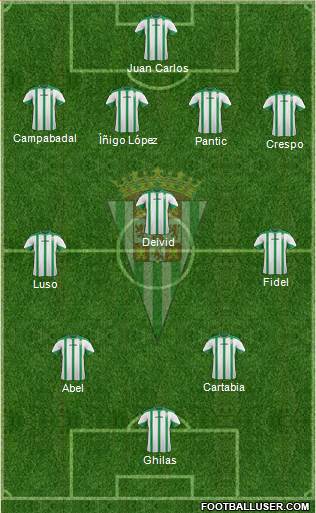 Córdoba C.F., S.A.D. Formation 2014