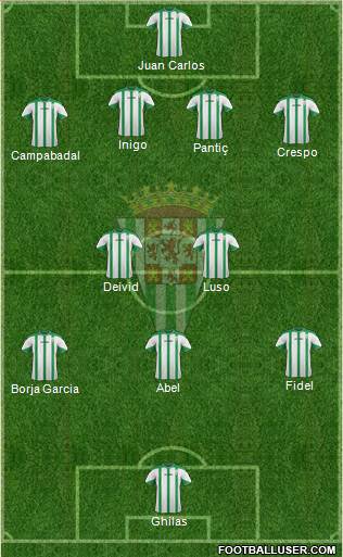 Córdoba C.F., S.A.D. Formation 2014