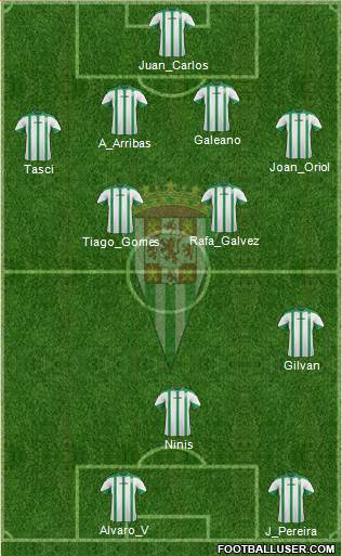 Córdoba C.F., S.A.D. Formation 2014