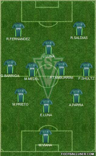 CD Santiago Wanderers S.A.D.P. Formation 2014