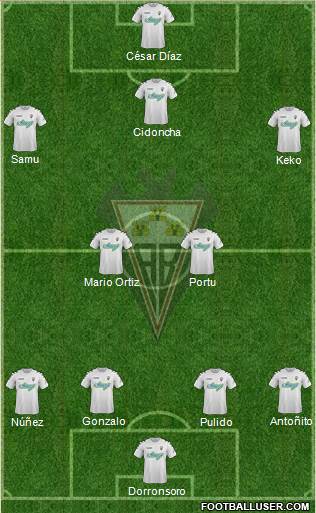 Albacete B., S.A.D. Formation 2014