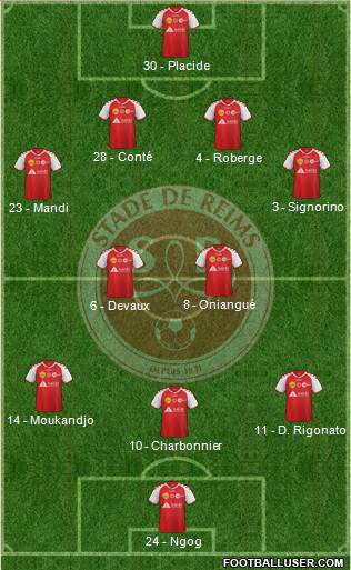 Stade de Reims Formation 2014