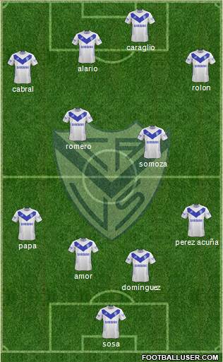 Vélez Sarsfield Formation 2014