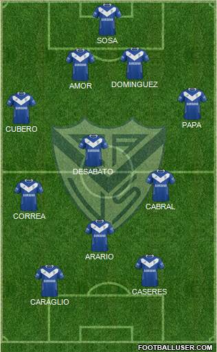 Vélez Sarsfield Formation 2014