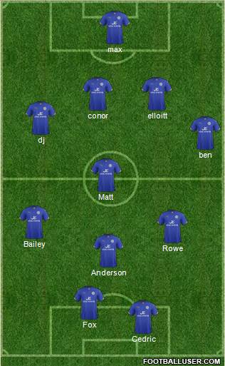 Leicester City Formation 2014