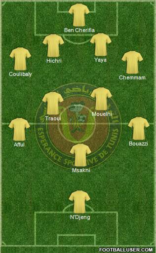 Espérance Sportive de Tunis Formation 2014