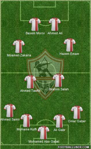 Zamalek Sporting Club Formation 2014