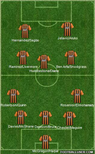 Hull City Formation 2014