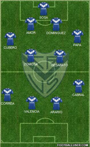 Vélez Sarsfield Formation 2014