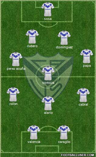 Vélez Sarsfield Formation 2014